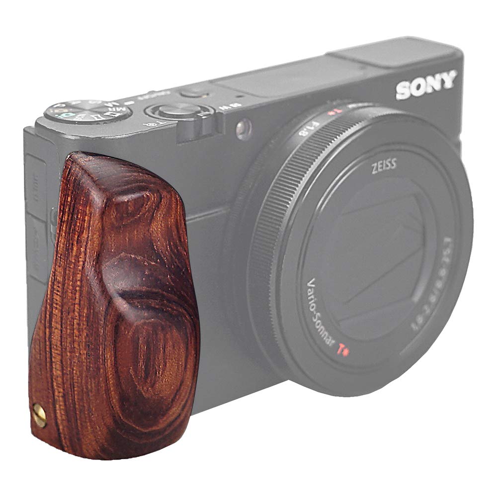 Fotodiox Pro Wooden Camera Hand Grip For Sony Cyber Shot Dsc Rx100 V Camera