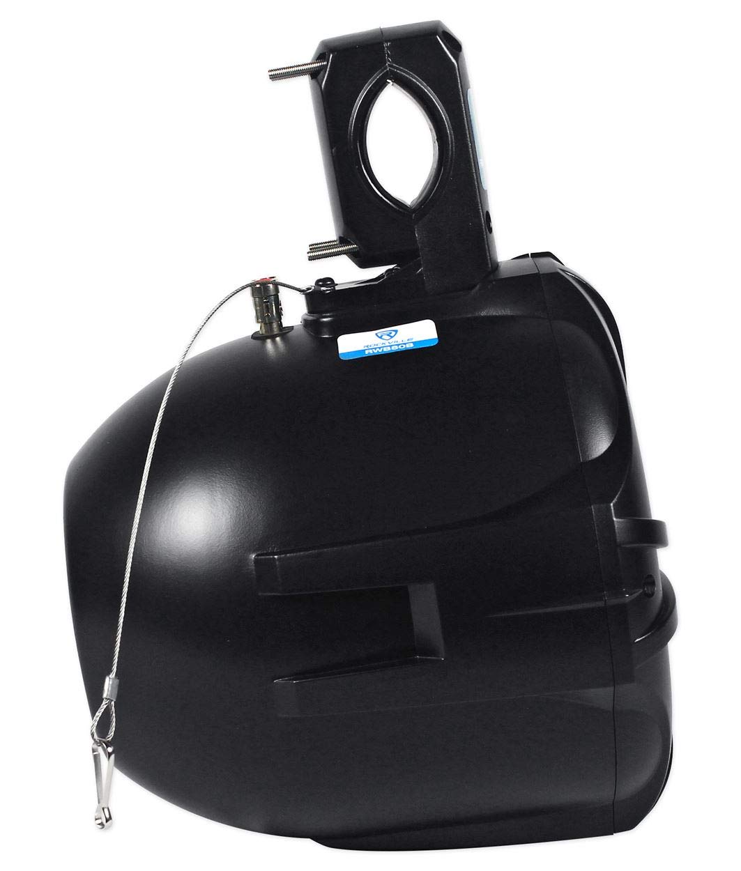 Rockville Pair 8 Black 2 Way 600 Watt Marine Wakeboard Tower Speakers (Rwb80B)