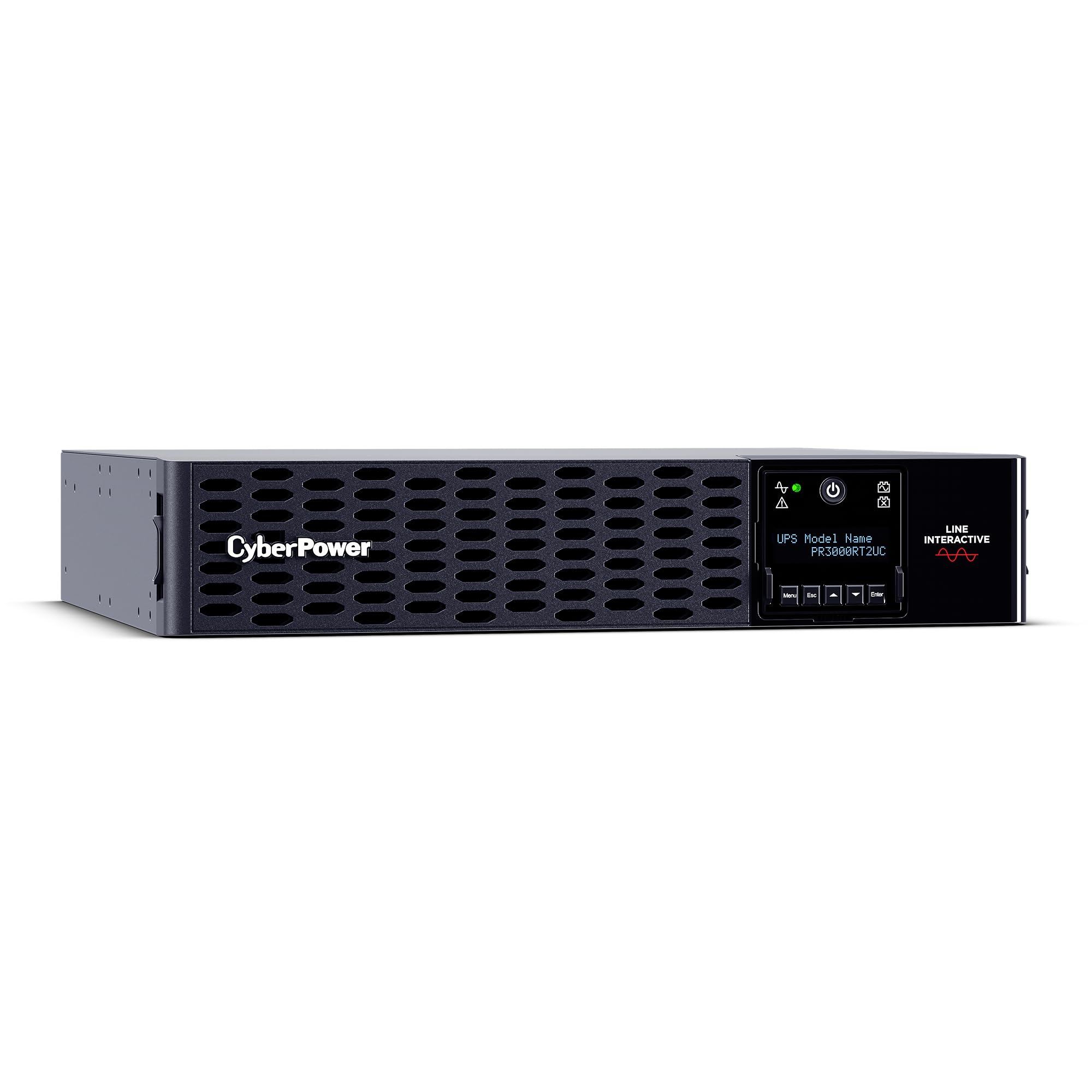 Cyberpower Pr3000Rt2Uc Smart App Sinewave Ups System, 3000Va/3000W, 9 Outlets, 2U Rack/Tower, Avr, Built-In Cloud Monitoring