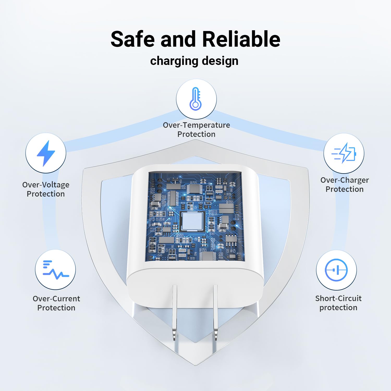 I Phone Charger Fast Charging 10 Ft, 3 Pack 20W Pd Usb C Charger Block With I Phone 14 13 Charger Cable 10 Foot, Compatible With