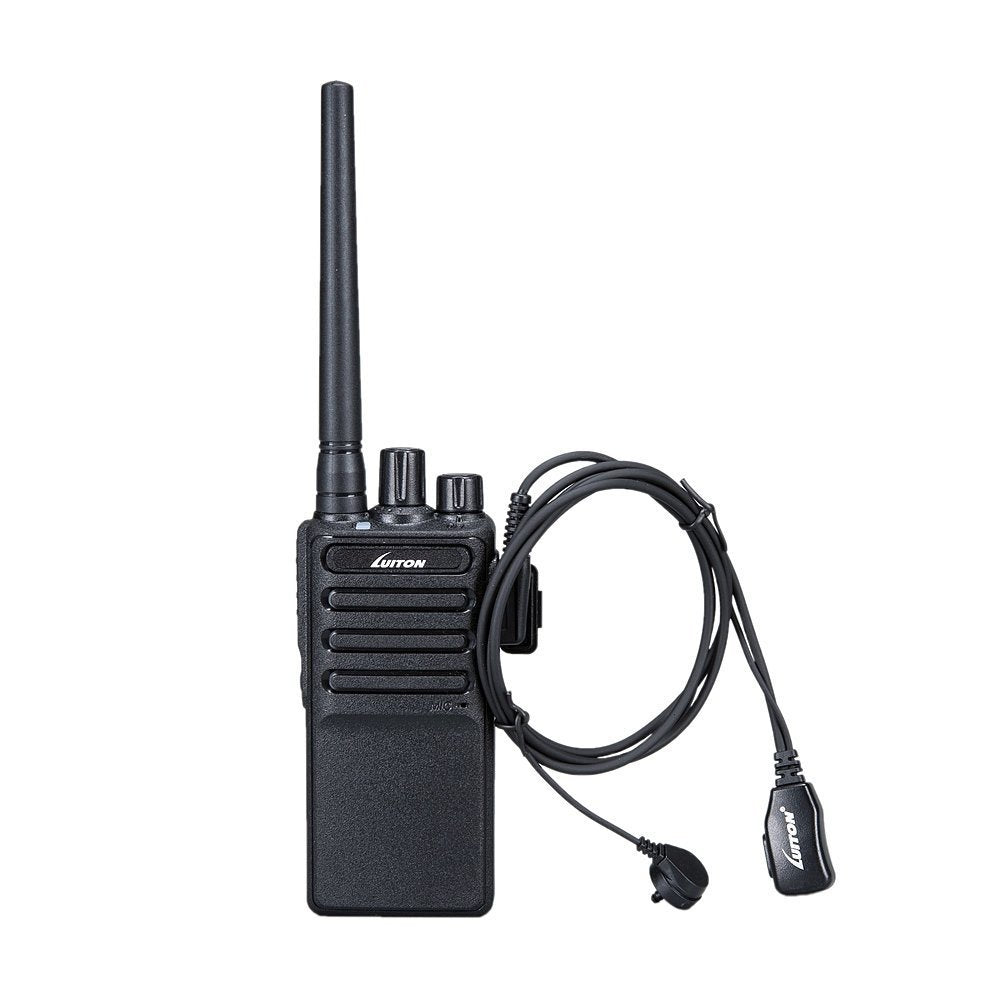 Luiton Walkie Talkie Earpiece With Mic For Baofeng Radio Retevis Headset For Baofeng Uv 5R Bf 888S Arcshell Retevis H 777 Rt21 Rt22 Kenwood 2 Way Radio (10 Pack)