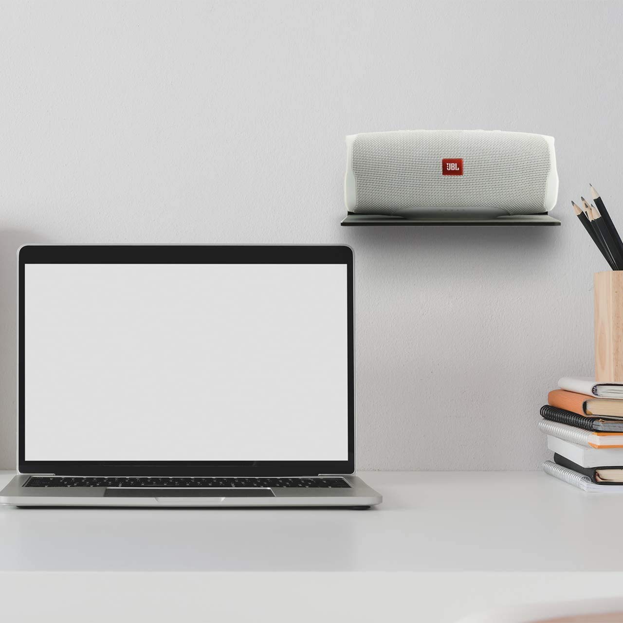 Txesign Wall Shelves Speaker Shelf-2 Pack, 9 Inch Small Wall Shelf Speaker Mount For Bluetooth Speaker, Webcam, Mesh Router, Clo