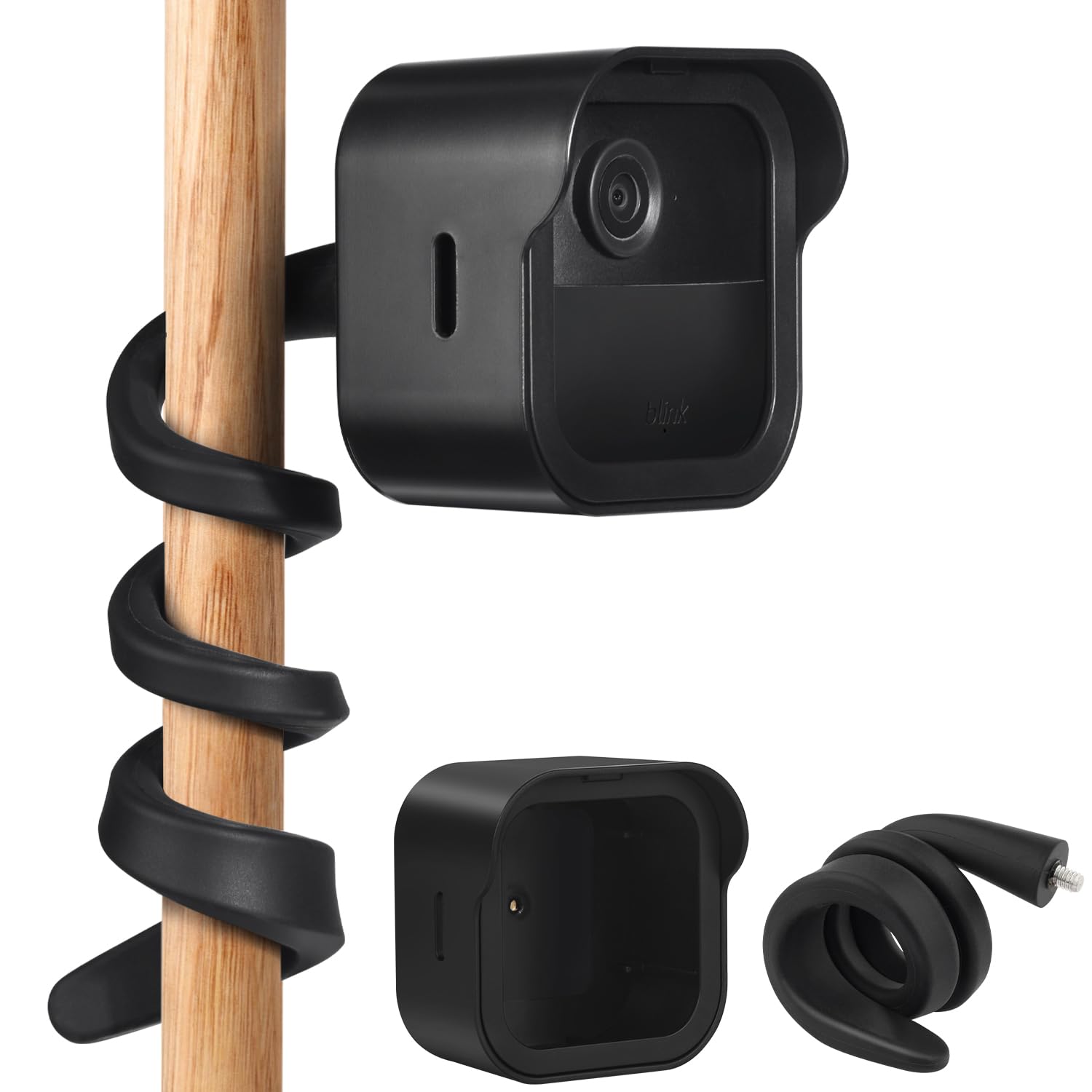 Delilyn Flexible Twist Mount For All New Blink Outdoor 4 (4Th Gen) & Blink Outdoor (3Rd Gen), Weatherproof Protective Housing Wi