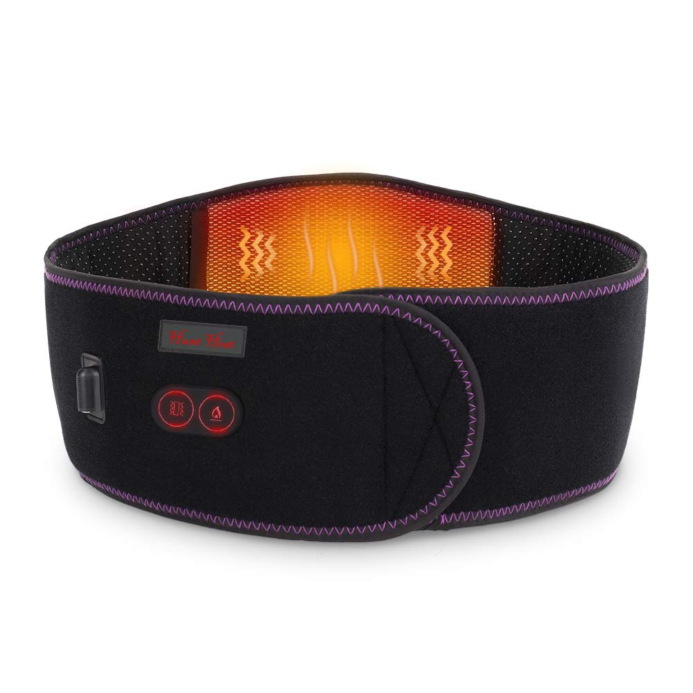 Heating Pad For Back Pain Relief   Cueheat Heating Pad Back Brace With Heat And Massage,Heat Belt For Back Pain Relief Belly Lum