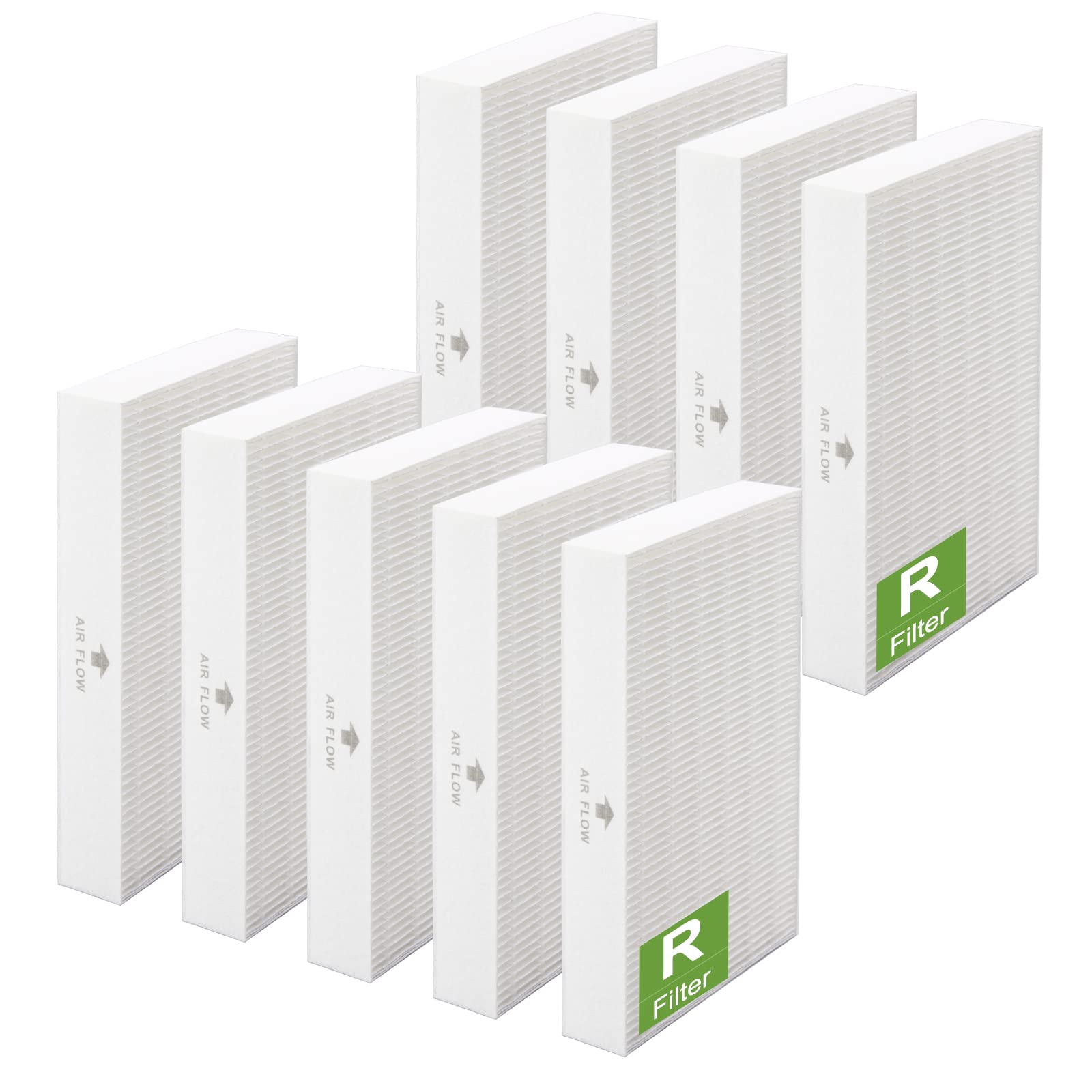 Smilyan 9 Pack Hpa300 Hepa Replacement Filter R For Honeywell Hpa300 Hpa200 Hpa100 Hpa090 Series Air Purifier, Compared To Hrf R