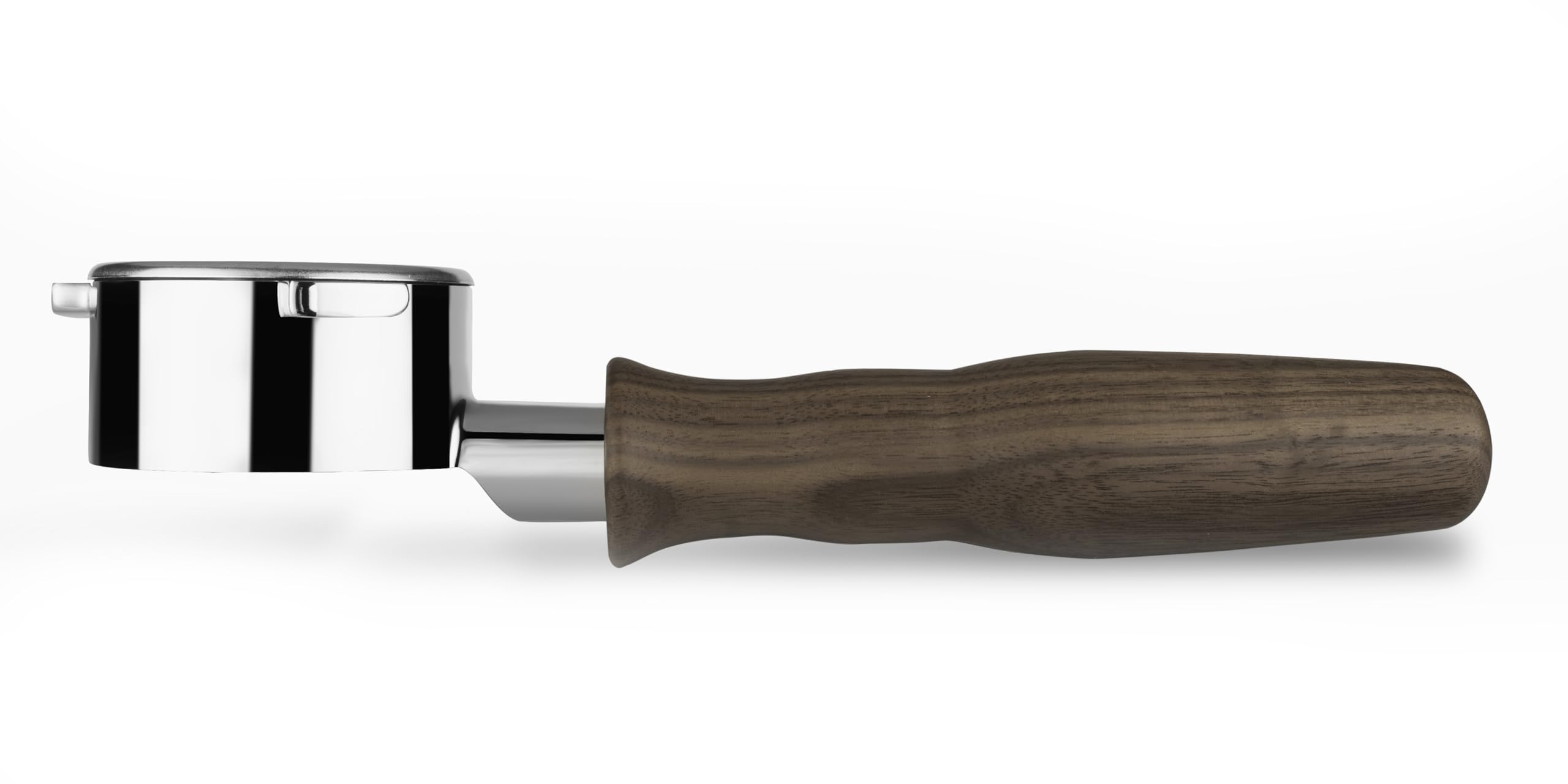 Lilq 54Mm Bottomless Naked 3 Ears Portafilter | Compatible With 54Mm Breville Machines | Stable Handle (Walnut, 54Mm Breville)