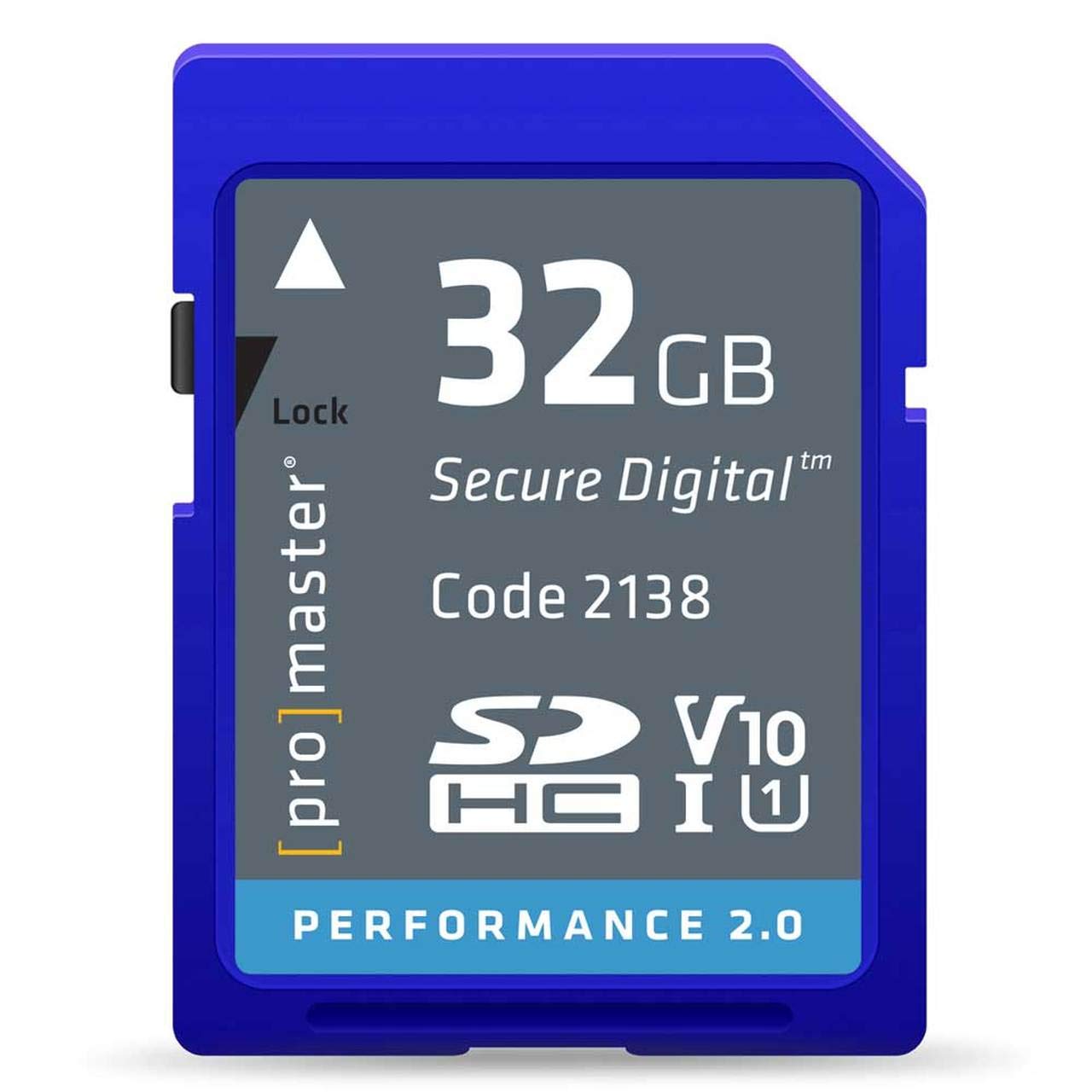 Promaster Sdhc 32Gb Performance 2.0, Memory Card, (Model 2138)