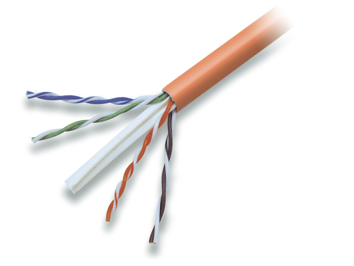 Belkin Cat6 1000 Foot Solid Bulk Cable (Orange)