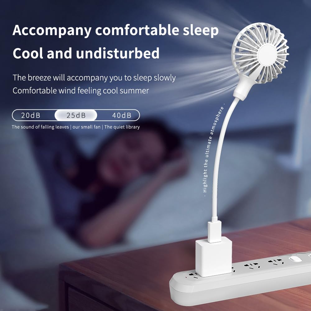 Usb Fan, Mini Portable Fan For 360 Rotation, Small Personal Fan For Home Office, Desk Fan Compatible With All Usb Outputs Such A