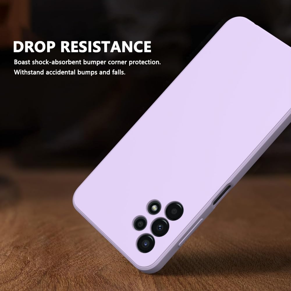 Wogroo For Samsung Galaxy A13 4G Case Purple, Scratch Resistant With Soft Touch, Slim Thin Phone Cover For Samsung Galaxy A13 4G