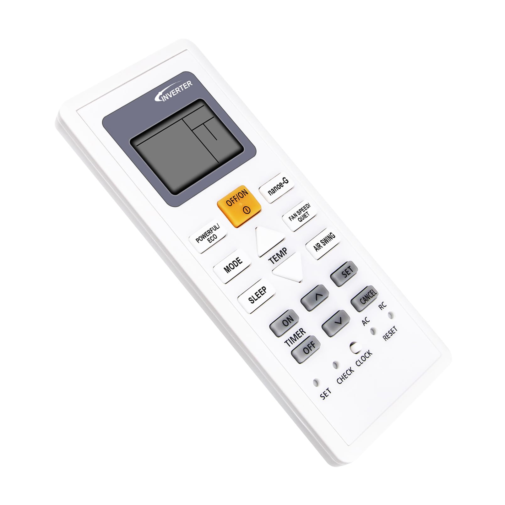 Replace AC A/C Remote Control Compatible with Panasonic Inverter Air Conditioner A75C00510 A75C04239 A75C00350 A75C00410 A75C025