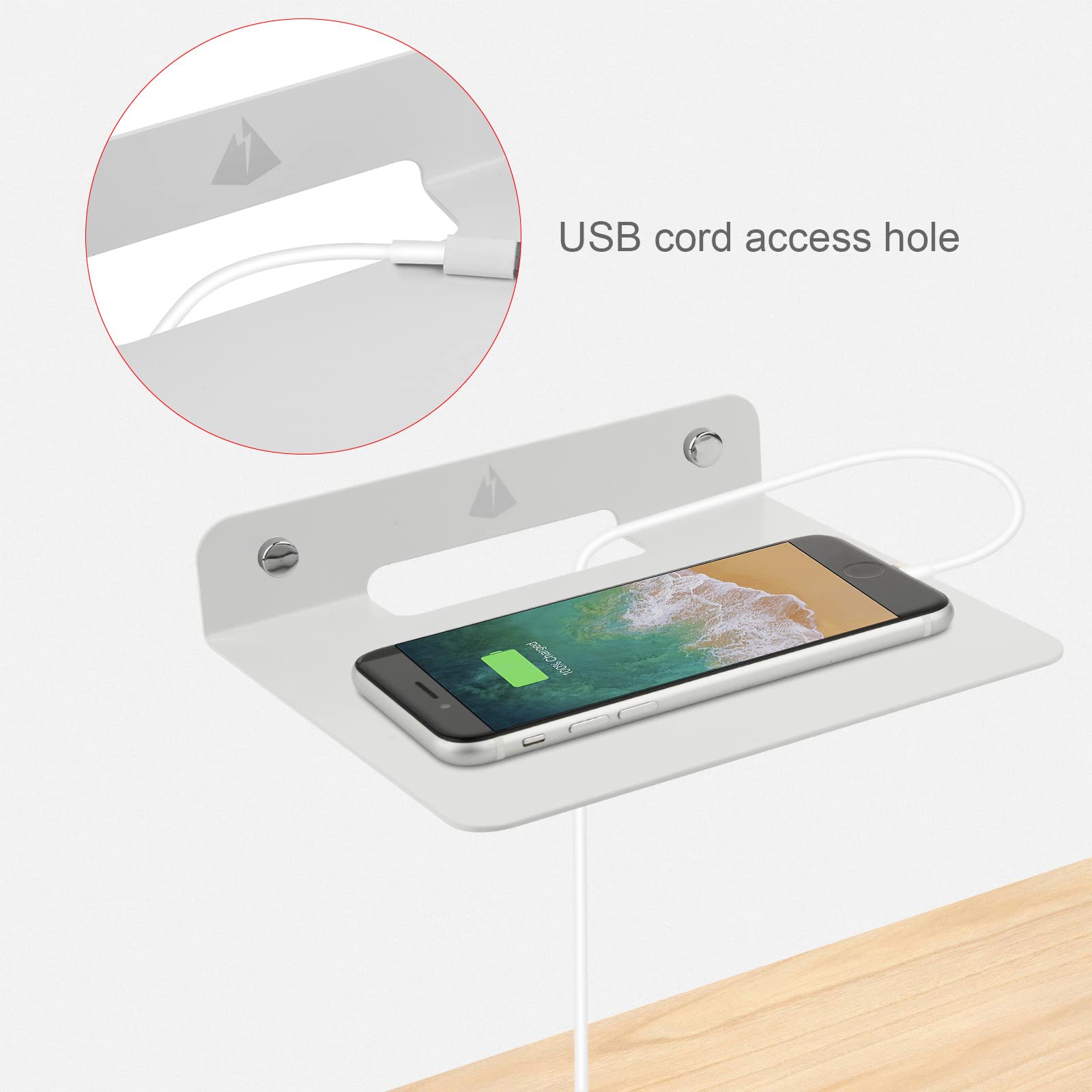 Txesign Metal Small Shelf Speaker Shelf, 6 Inch Small Wall Shelf Speaker Mount Floating Shelf For Speaker Webcam Security Camera