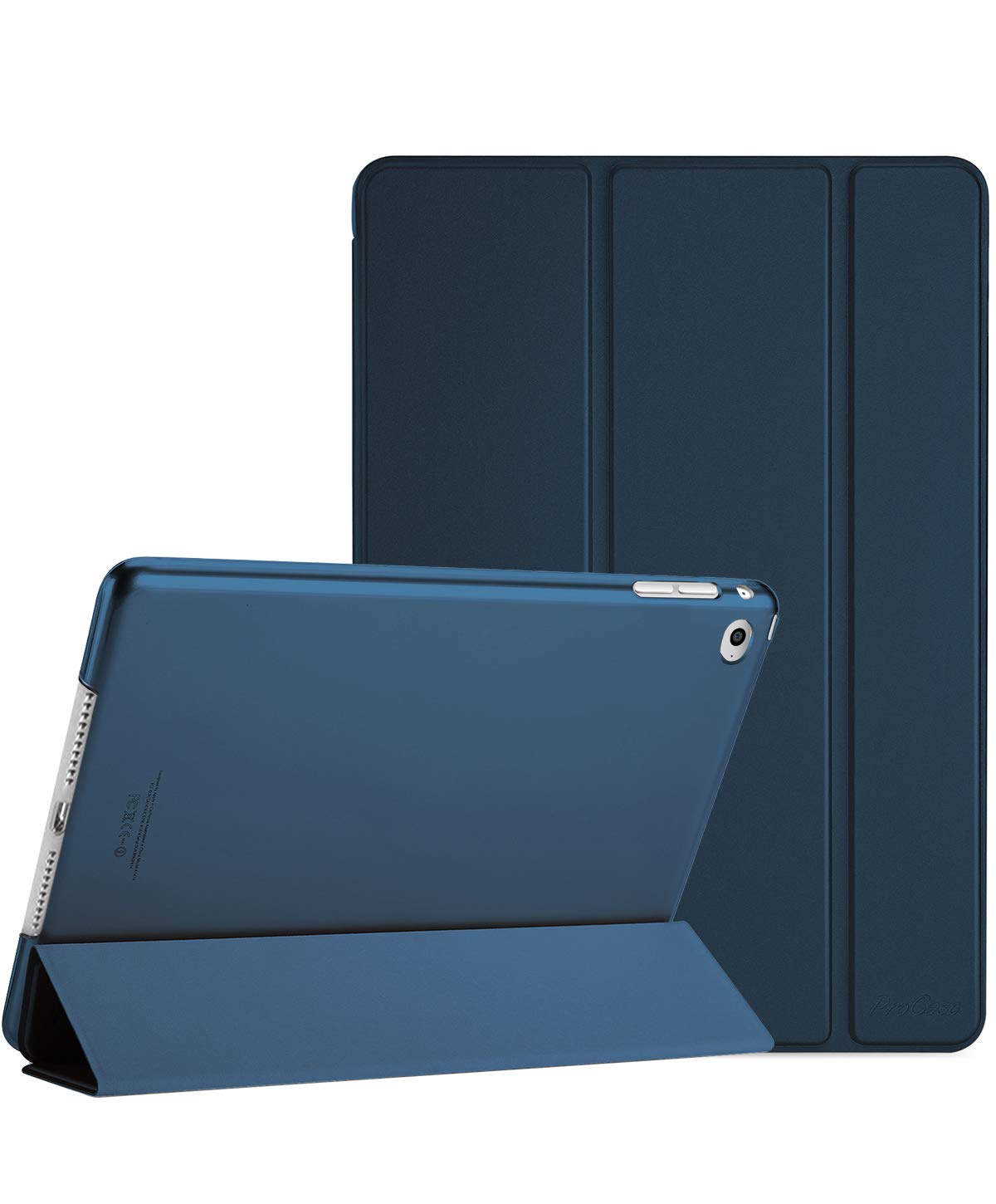 Procase Smart Case For Ipad Mini 4 2015(Model: A1538 A1550), Ultra Slim Lightweight Stand Case With Translucent Frosted Back Sma