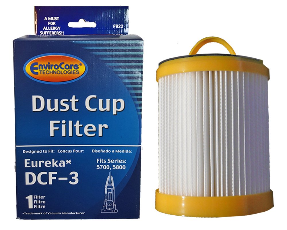 Envirocare Generic Eureka F922 Dcf 3 Dust Cup Filter 1 Filter In Package