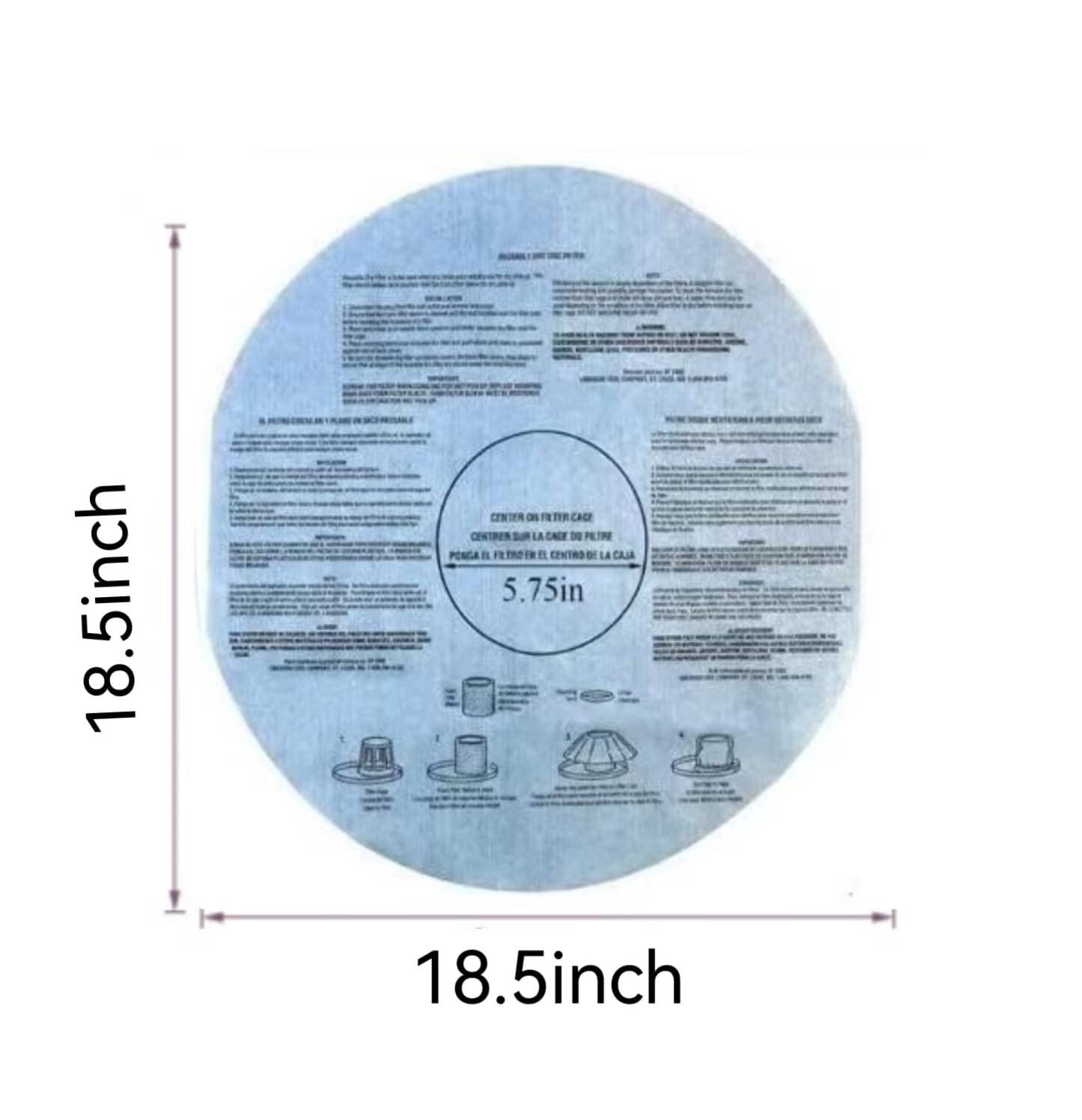 6 Pack 90107 Dry Filter,6 Pack Retaining Bands,4Pack 90585 Shop Vac Foam Sleeve Filter Replacements For Most Shop Vac Wet/Dry Va