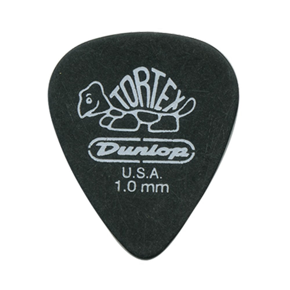Dunlop 488R1.0 Tortex� Pitch Black, Black, 1.0Mm, 72/Bag