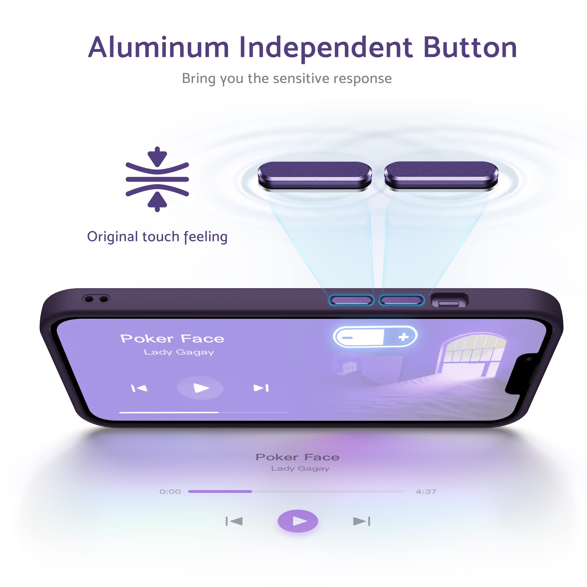 Anqrp Designed For Iphone 11 Case, [Support Wireless Charging] Soft Silicone Slim Anti Scratch Phone Case Cover For Iphone 11 6.