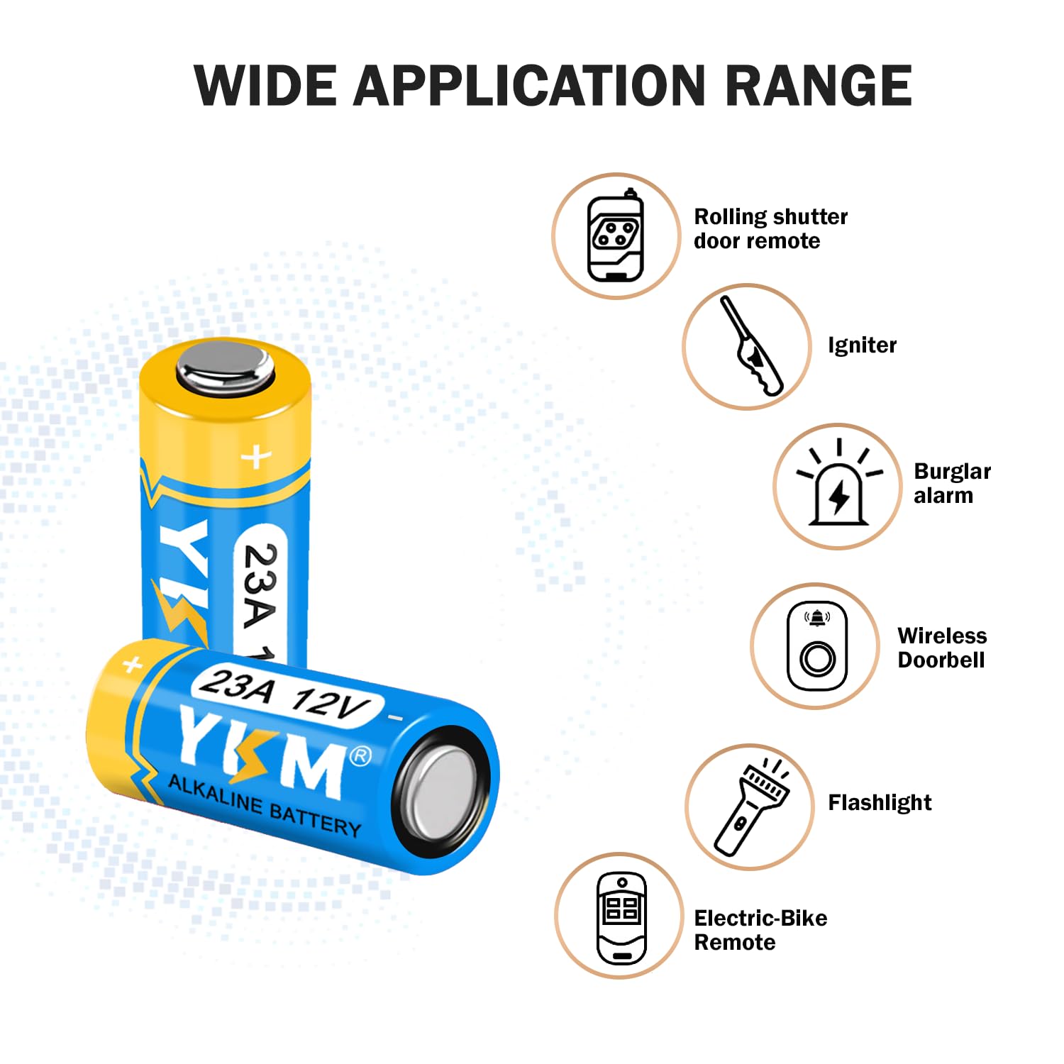 Ykm 20 Pack 12V Alkaline 23A Battery Mn21/23 23Ae L1028F A23G 12 Volt A23 Battery For Ceiling Fan Remote Garage Door Opener