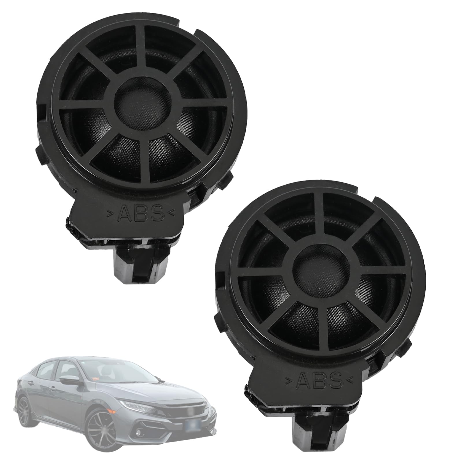 Promrmr 2 PCS Tweeters Speaker Assembly Fit for Honda Civic/CR-V/Accord/Clarity/Crosstour/Insight/Ridgeline/HR-V 2006-2022&Acura