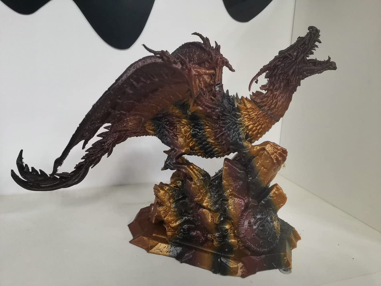 Stronghero3D Pla 3D Printer Filament 1.75Mm,Silk Gold And Black,1Kg(2.2Lbs) Accuracy +/ 0.05Mm For Ender3 Cr10 Sovol