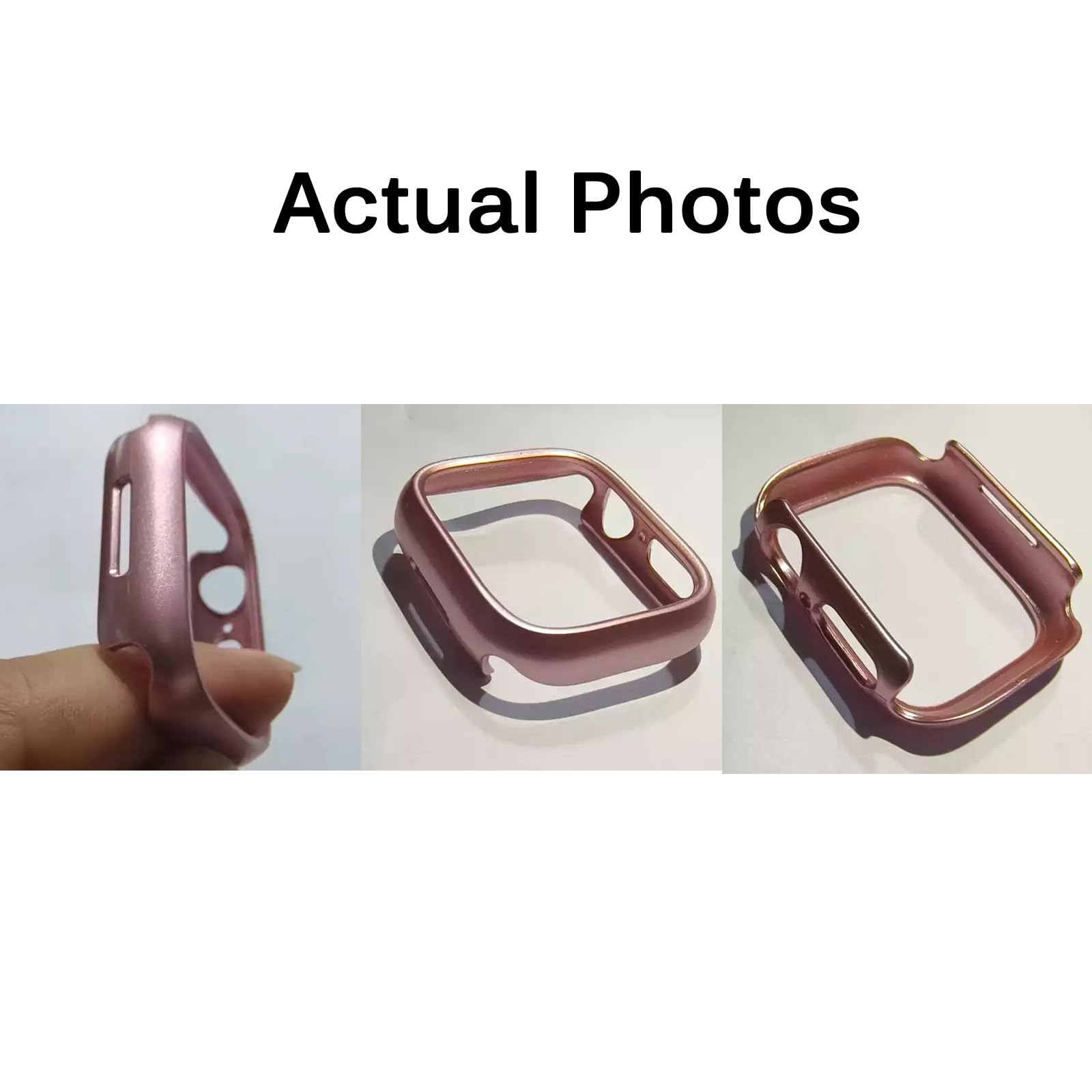 Miimall Compatible Apple Watch 45Mm Case Hard Pc Frame Ultra Thin Lightweight Woman Man Protective Bumper Shell Case For Apple W