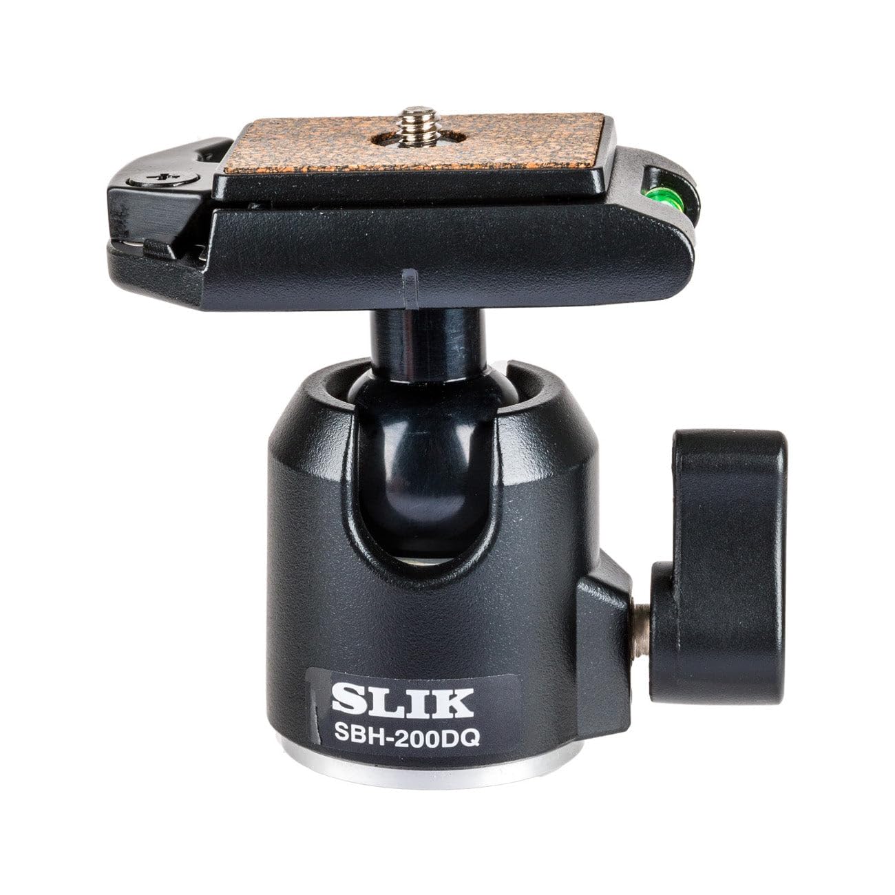SLIK SBH-200 DQ Compact Ballhead with Quick Release, Supports 8.8 lbs., Black (618-326)