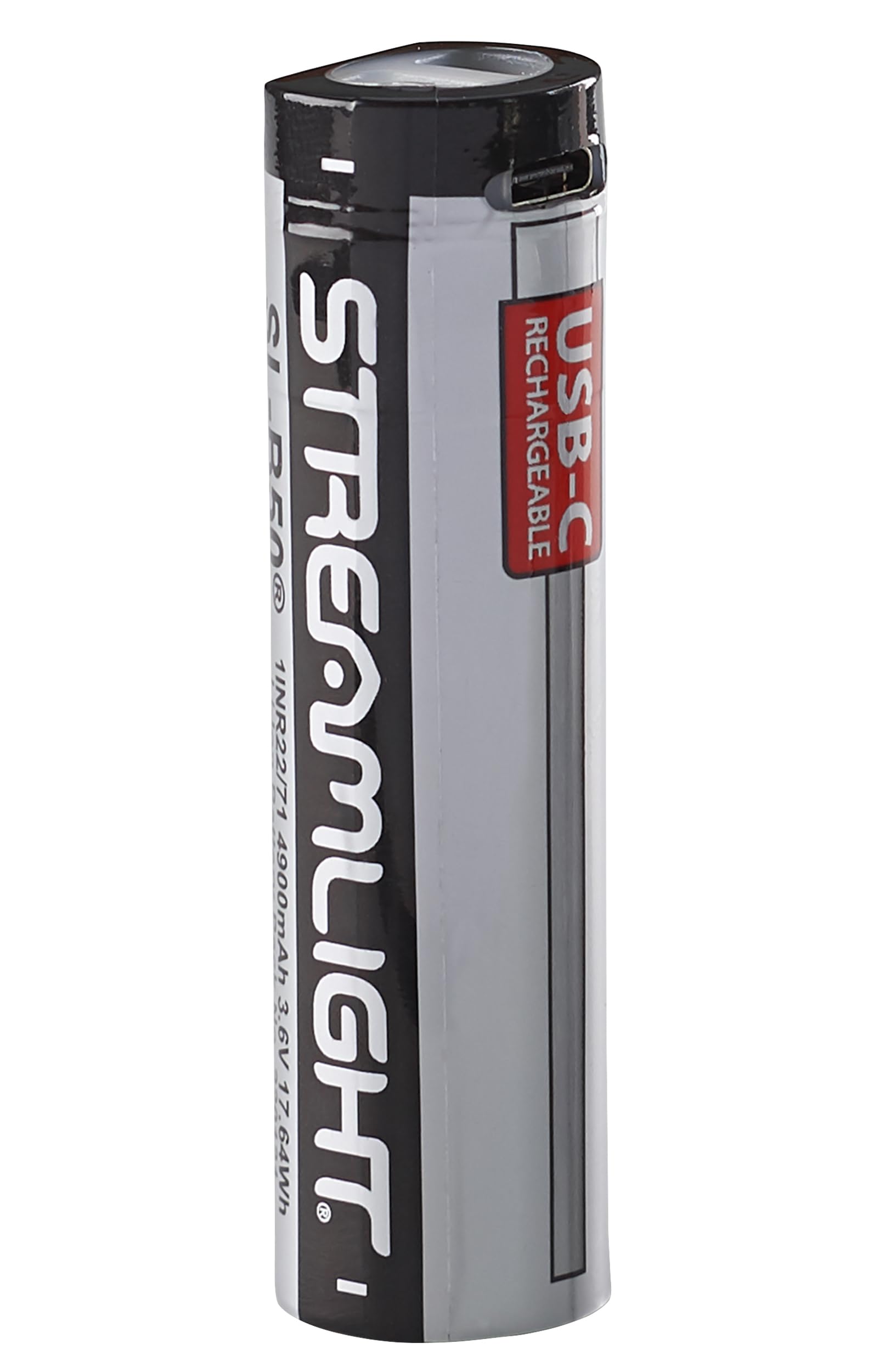 Streamlight 22111 SLB50 Protected LithiumIon USBC Rechargeable Battery with Integrated Charge Port, 1Pack