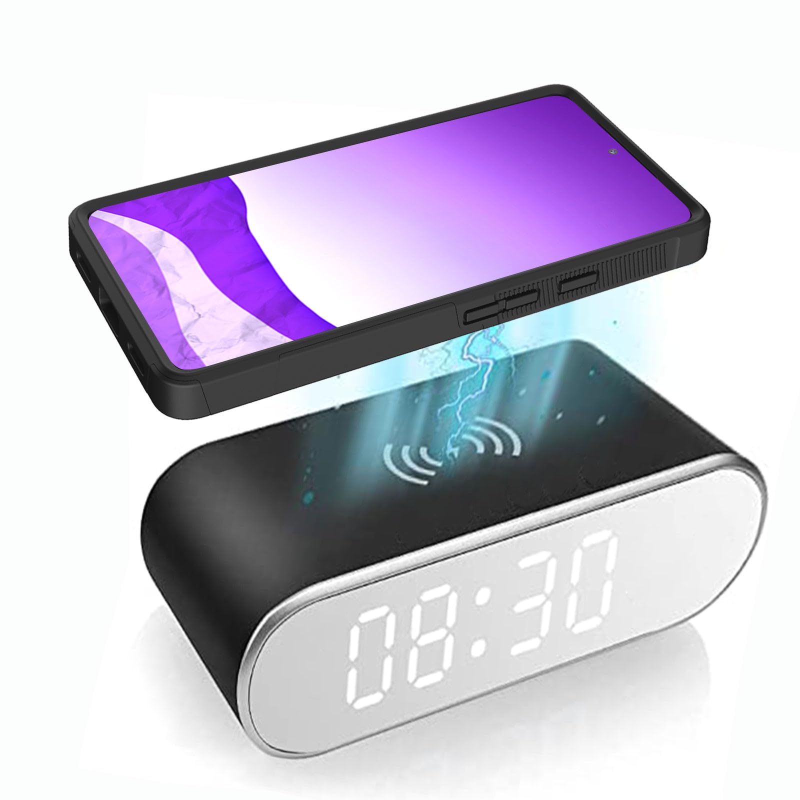 Cicplkse For Galaxy A54 5G Case,Dual Layer Heavy Duty Hybrid Shockproof Hard Pc Soft Silicone Tpu Bumper Protective Cover Case F