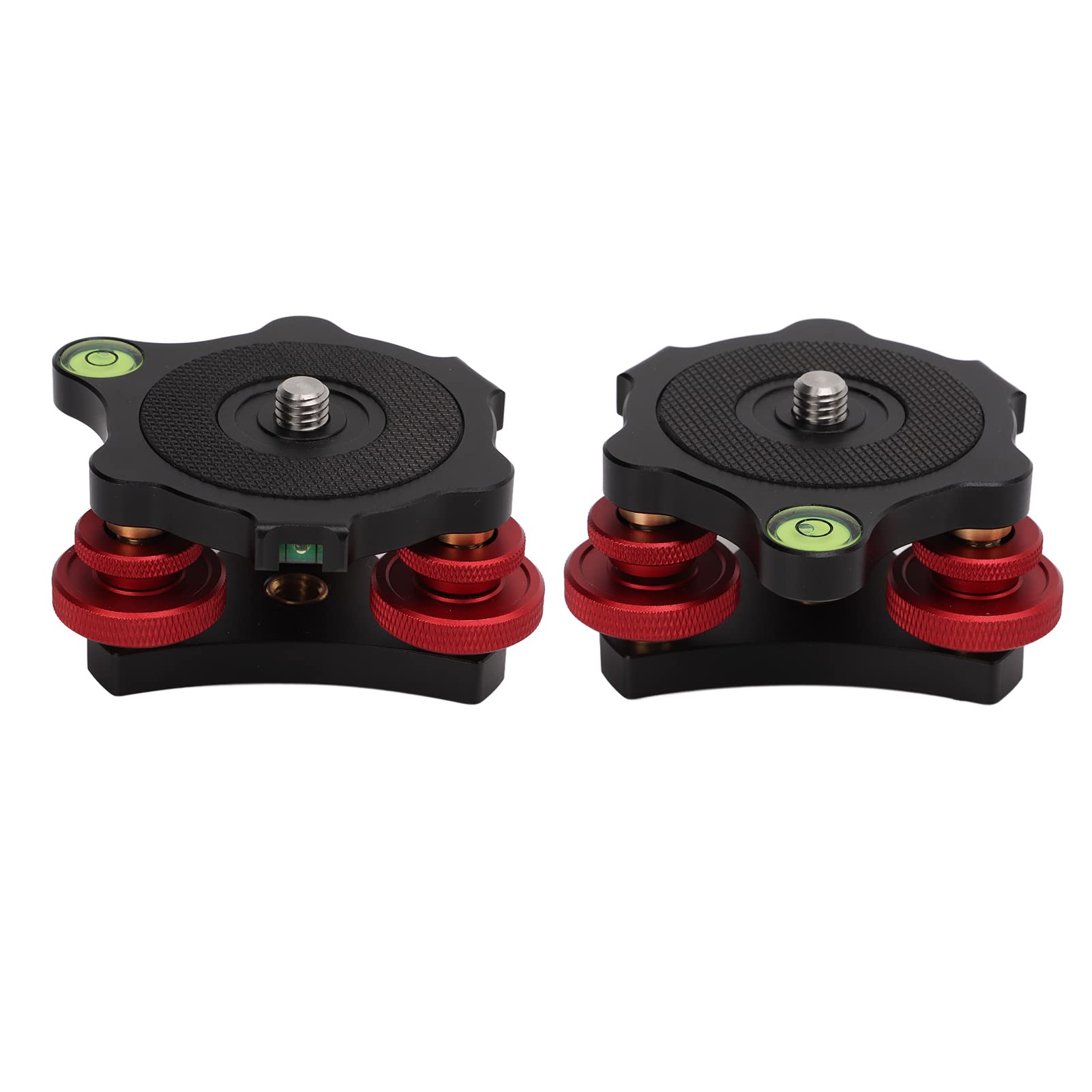 Tripod Head Leveling Base Camera Leveler, Triple Wheel Leveler Bubble Black Lp 64 Leveling Base, 3/8    Thread,  5 Precise Angle