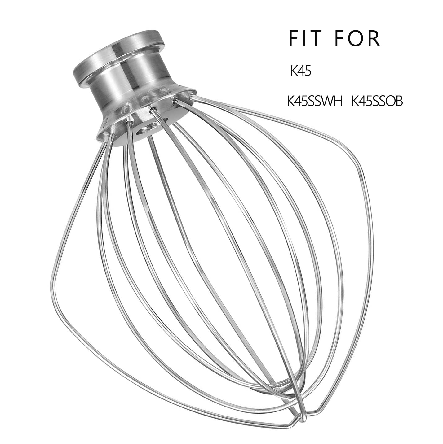 Whisk Attachment For Kitchenaid Tilt Head Stand Mixer K45Ss, K45 Wire Whip.