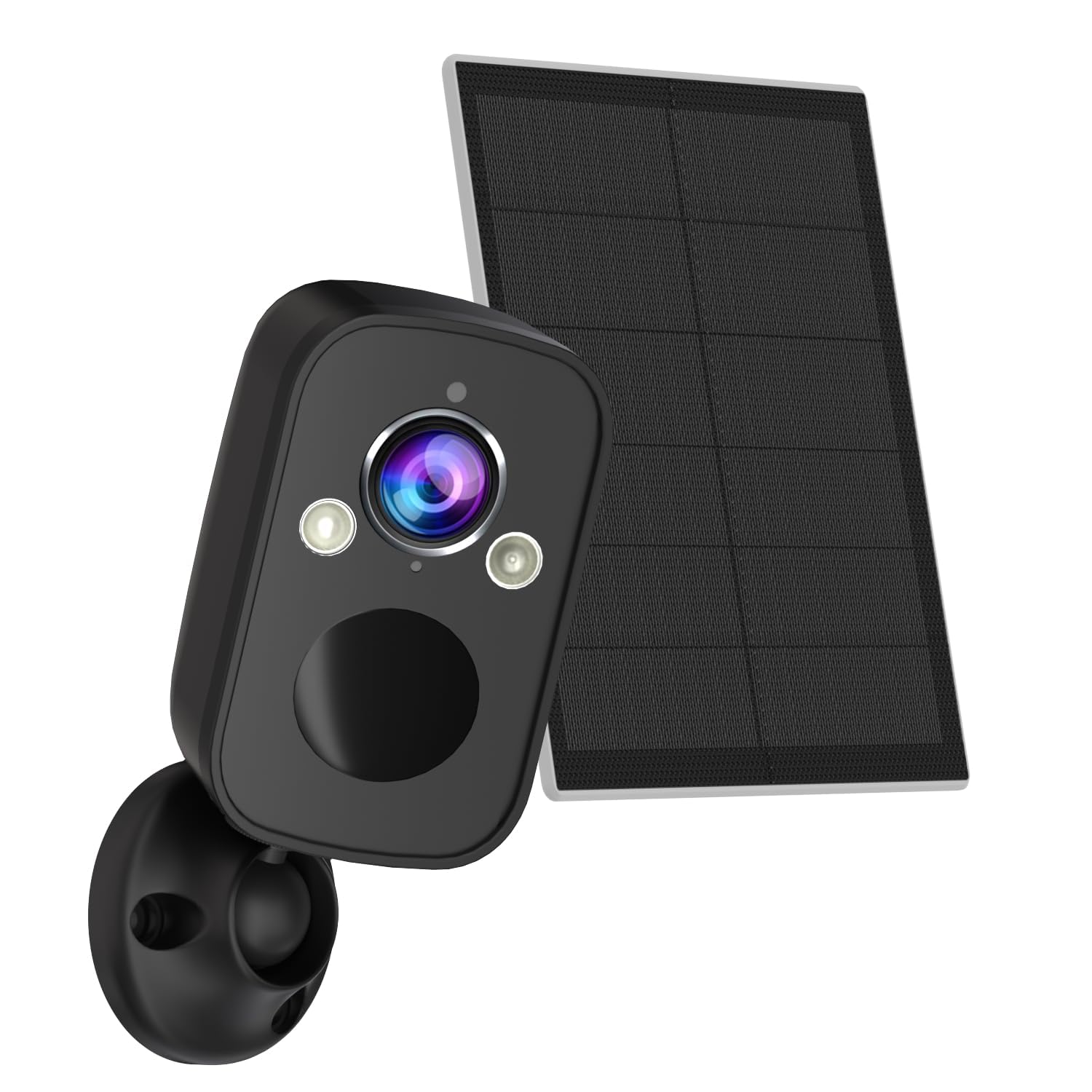 Richcho Security Cameras Wireless Outdoor With Solar Panel, 2K Battery Powered Security Camera, Color Night Vision, Ai Motion De