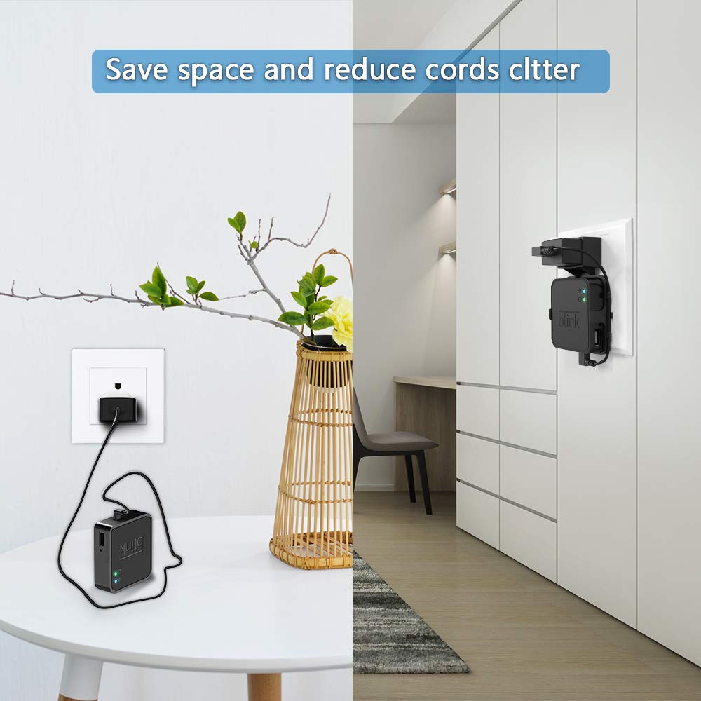 Holaca Outlet Wall Mount Stand For Blink Sync Module 2,Sync Module,Bracket Holder For Blink Outdoor Blink Indoor Blink Xt2 And B