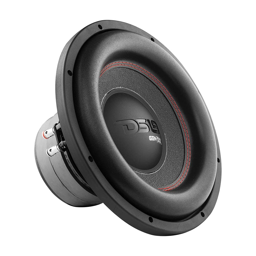 DS18 GEN-XX12.4DHE 12' High Excursion Car Subwoofer 1200 Watts Max Dual Voice Coil 4+4 Ohms (1 Speaker)
