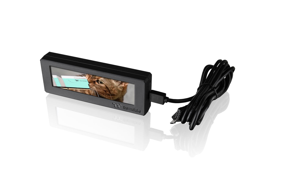 Thermaltake Tower 300/600 Series LCD Panel Kit; 3.9' LCD Display; Supported by Tt RGB Plus 2.0 Software; AC-073-OO1NAN-A1; 3 Year Warranty