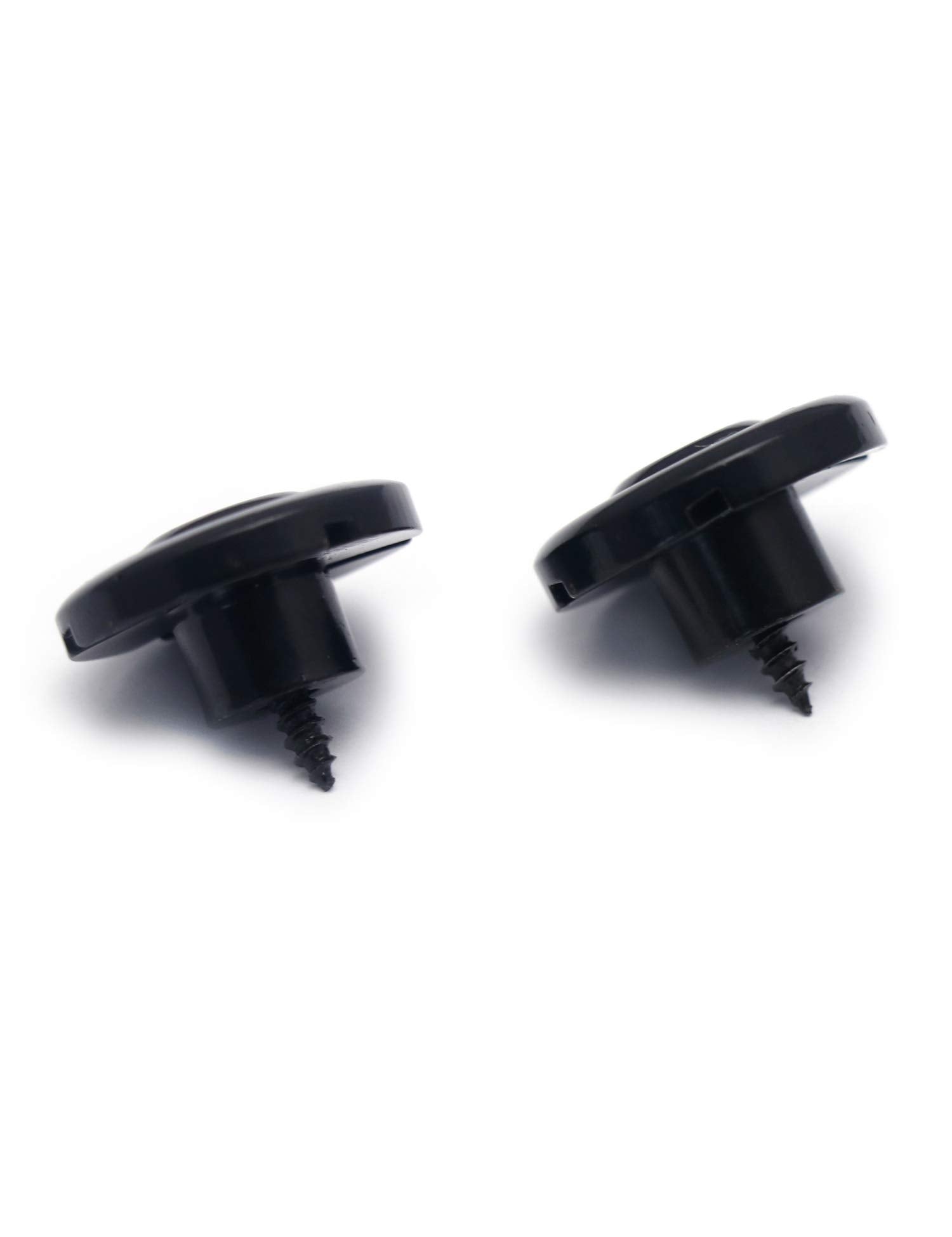 Metallor Bass Guitar String Trees String Retainer Guides For Bass Guitar Parts Replacement Pack Of 2Pcs With Mounting Screws Bla