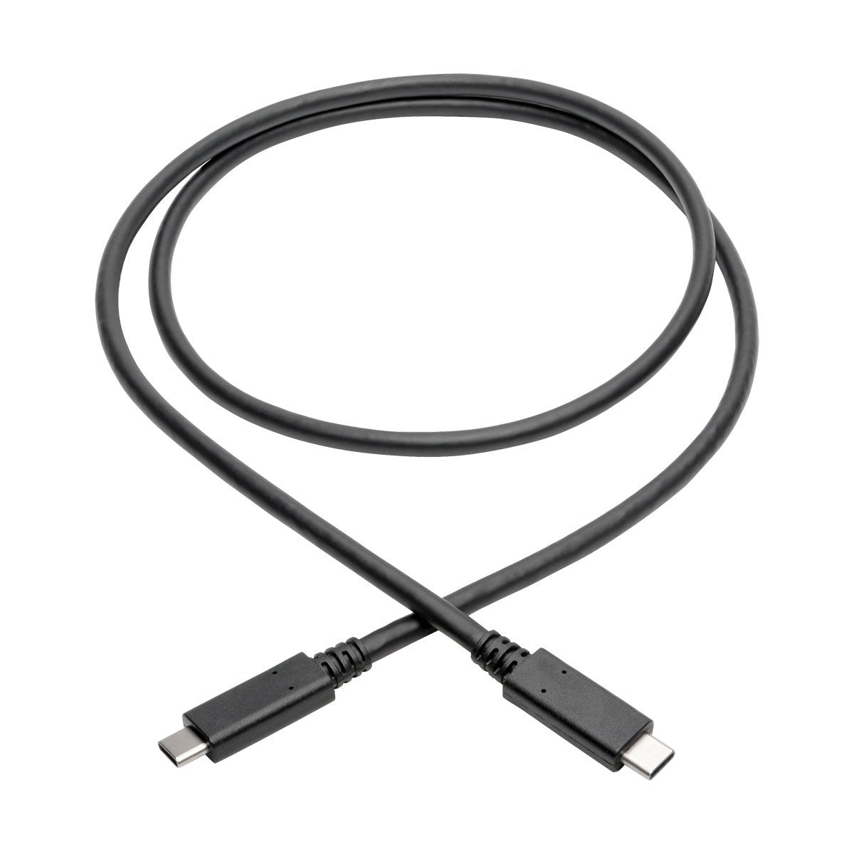 Tripp Lite Usb C Cable W/ 5A Rating 20V (100W) 10 Gbps M/M Usb 3.1 Gen 2 Usb Type C Usb C Usb Type C 3Ft 3' (U420 003 G2 5A), Bl