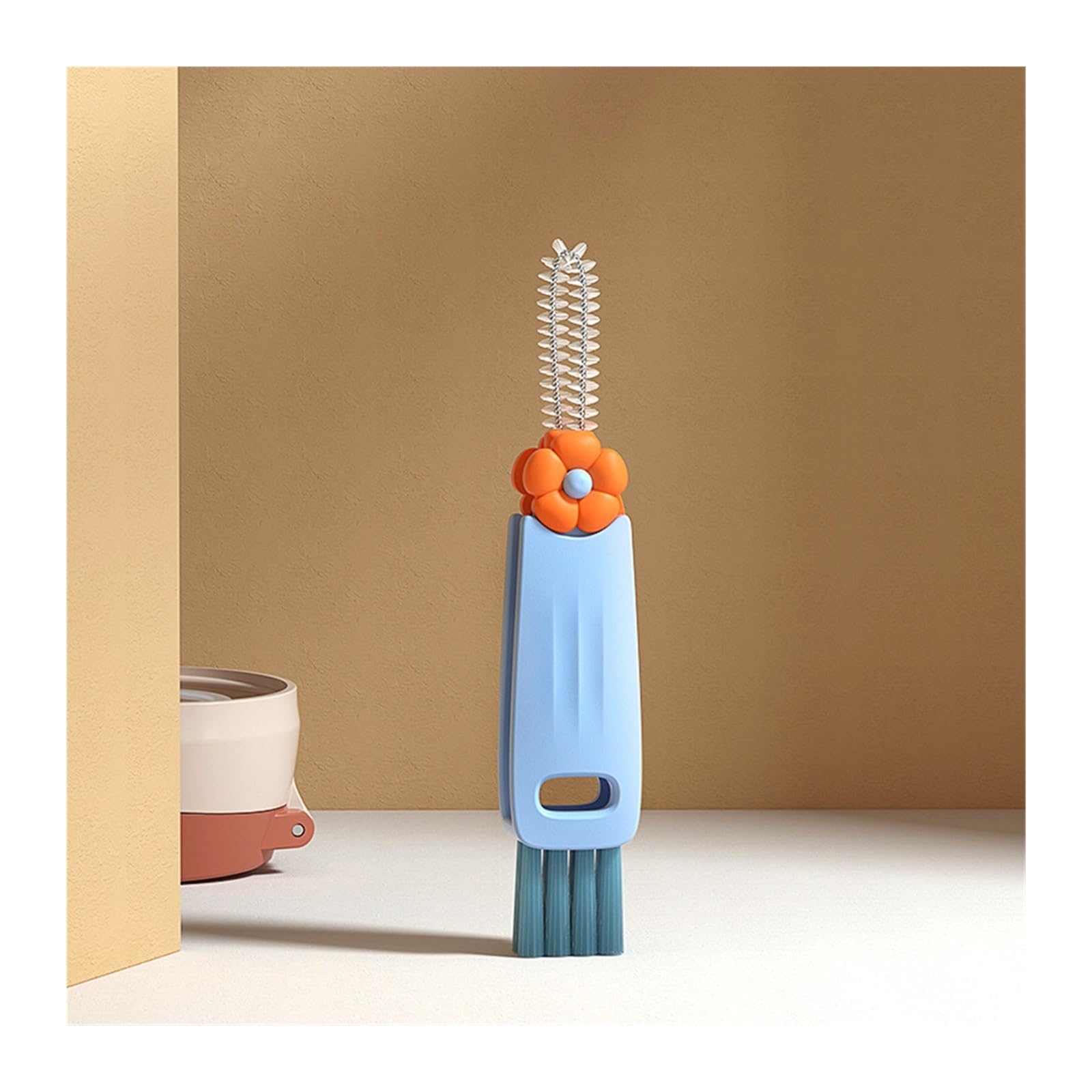 3 In 1 Cup Lid Cleaning Brush,Sealing Cover Cleaning Brush,2024 New Crevice Cleaning Brush,Straw Cleaner Brush,Cup Cleaning Brus