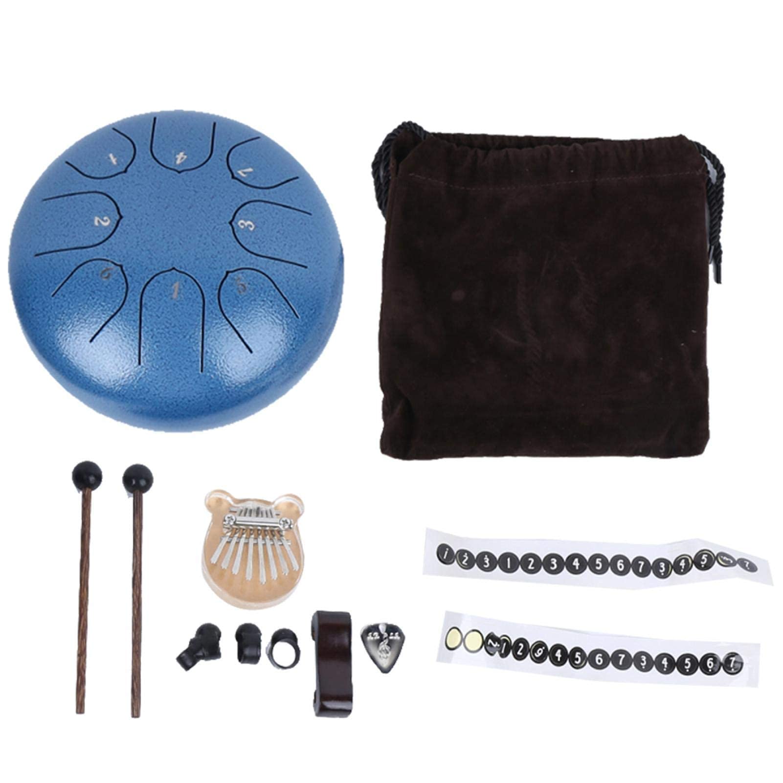 3Nh Practical Durable Tongue Drum Set For Music Lovers For Meditation  Color : Blue