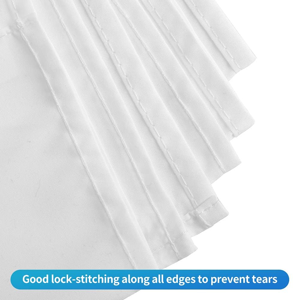 Hemmotop White Backdrop Background 10X12 Ft White Backdrop Screen For Photography, Seamless White Photography Backdrop Backgroun