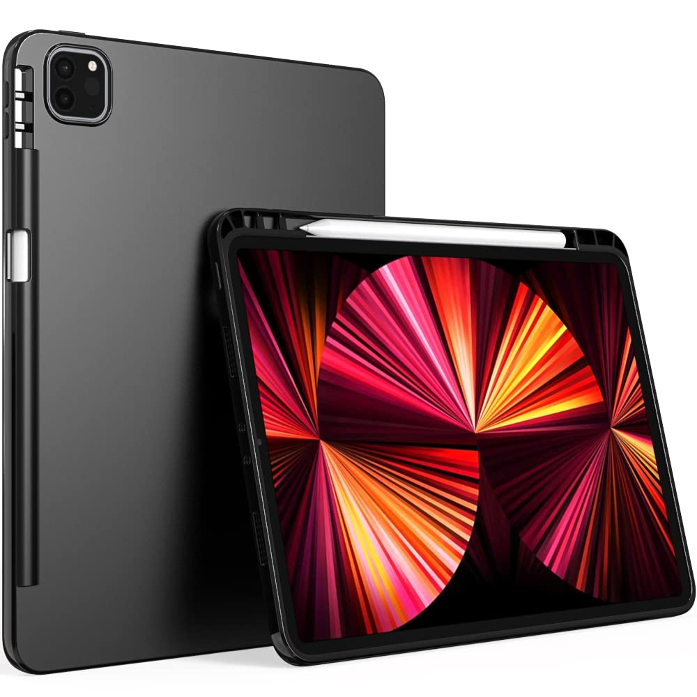 Puxicu Case for iPad Pro 11 2022&2021, Slim Design Matte TPU Rubber Soft Skin Silicone Protective Cover for iPad Pro 11-inch (3r