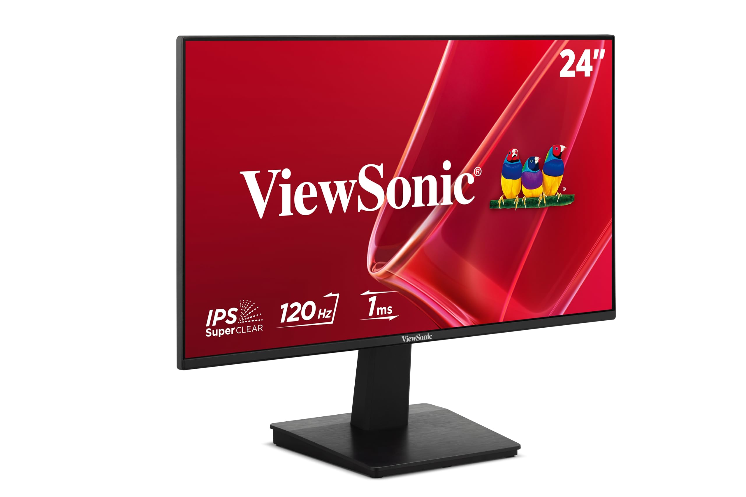 ViewSonic VA2448-MH 24 Inch 1080p Monitor, IPS Display with 120Hz for Smooth Home and Office Viewing, Variable Refresh Rate, HDM