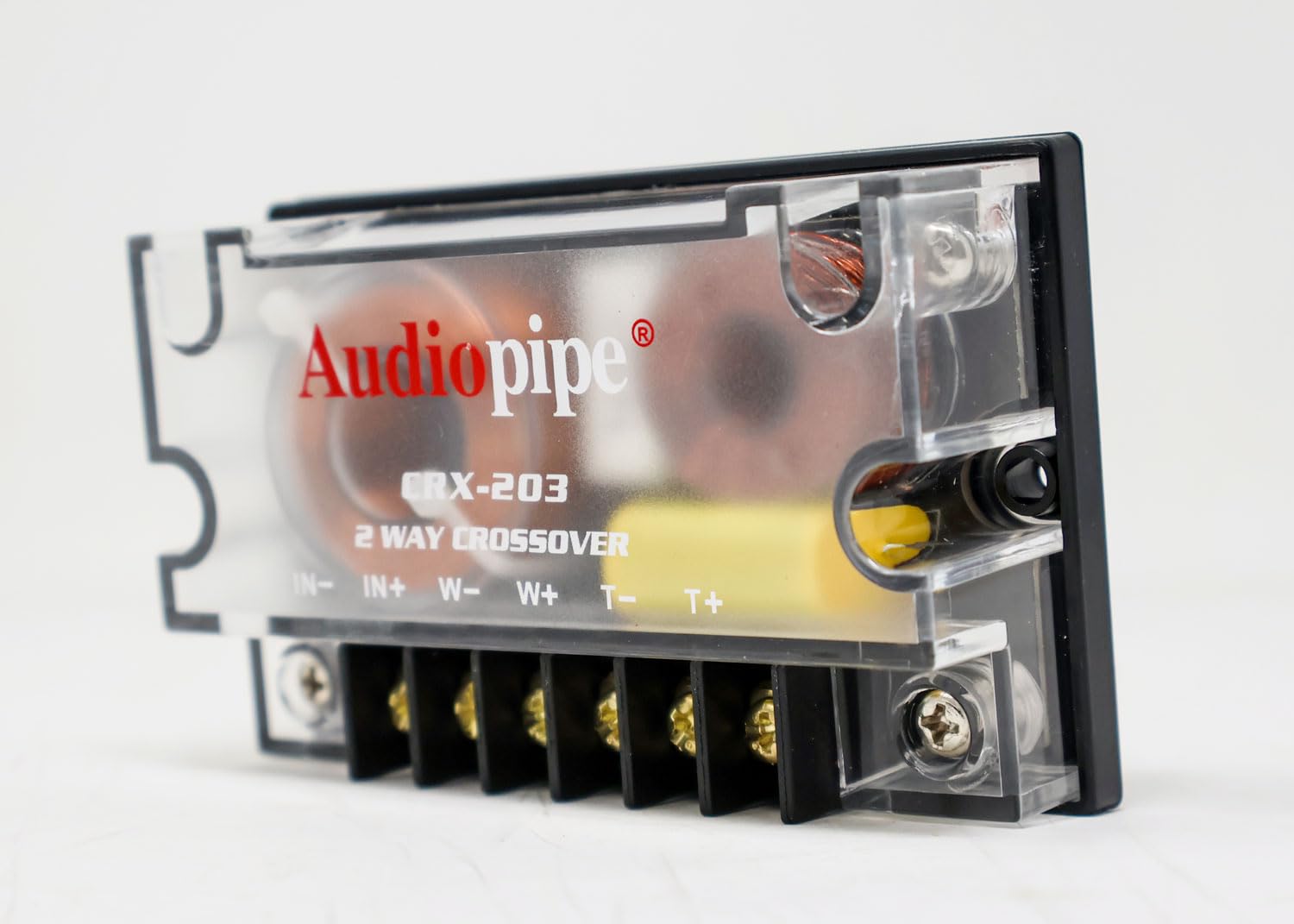 300 Watts 2 Way Crossover   (1) Passive Car Audio Speaker Tweeter Mids And Highs Crx 203