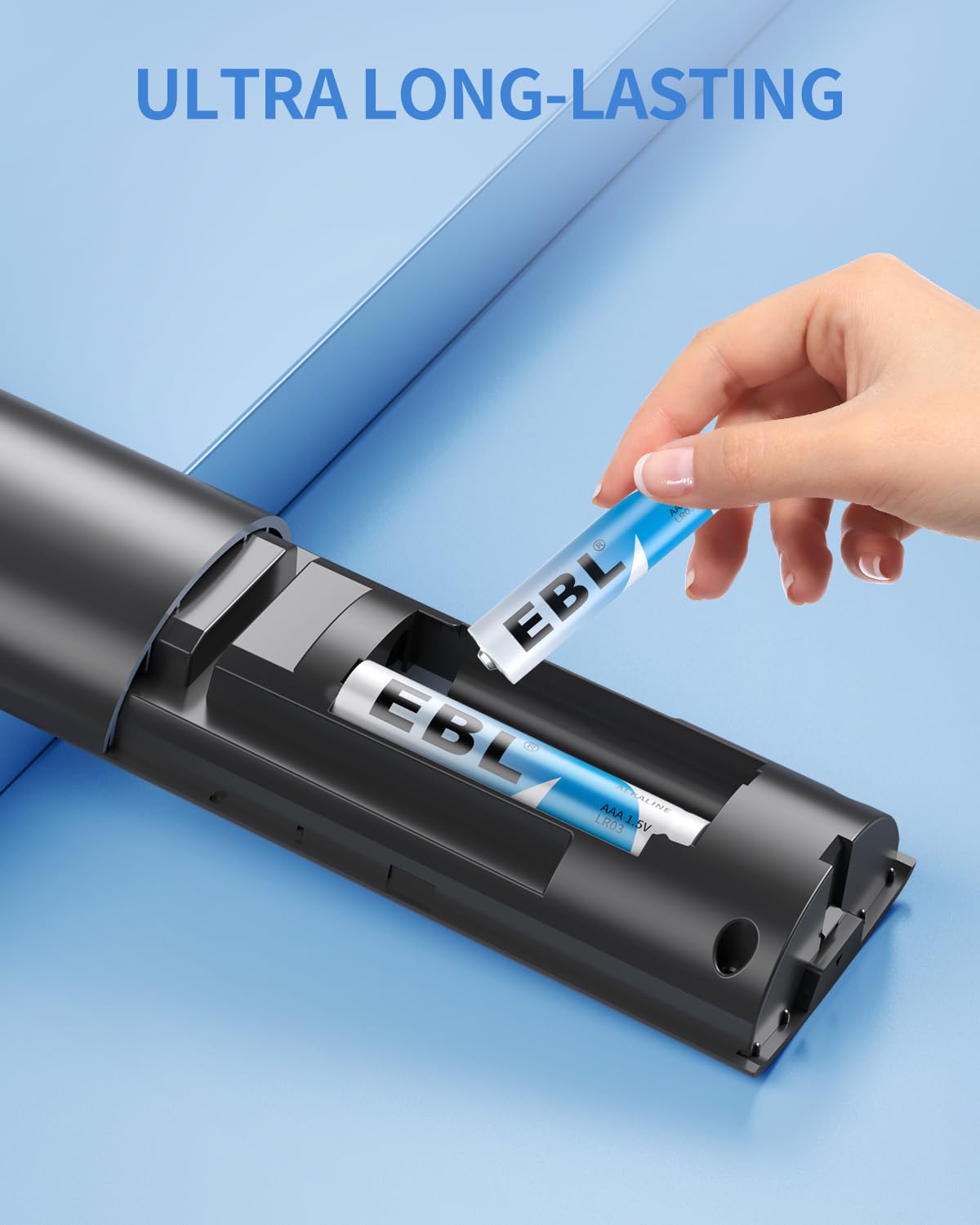 Ebl Aaa Batteries 24 Pack, 1.5V Alkaline Triple A Batteries, Long-Lasting Alkaline Power For All Your Devices, 10-Year Shelf Lif