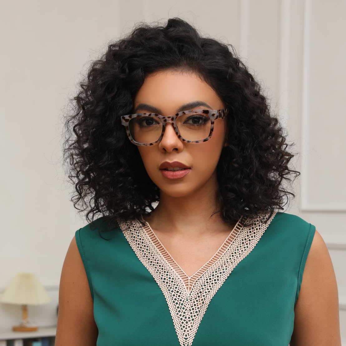 Kimorn Blue Light Blocking Glasses,Anti Eyestrain & Uv Protection,Square Frame Glasses For Women And Men (Grey Demi)