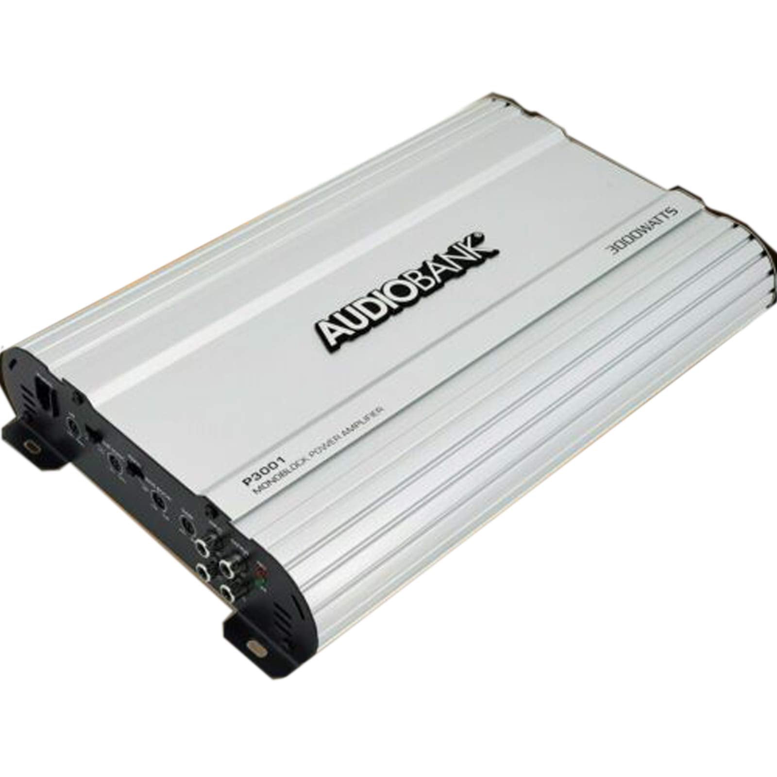 Audiobank Monoblock 3000 Watts Amp Class Ab Car Audio Stereo Amplifier P3001 Heavy Duty Aluminum Alloy Heatsink | Class A B Oper