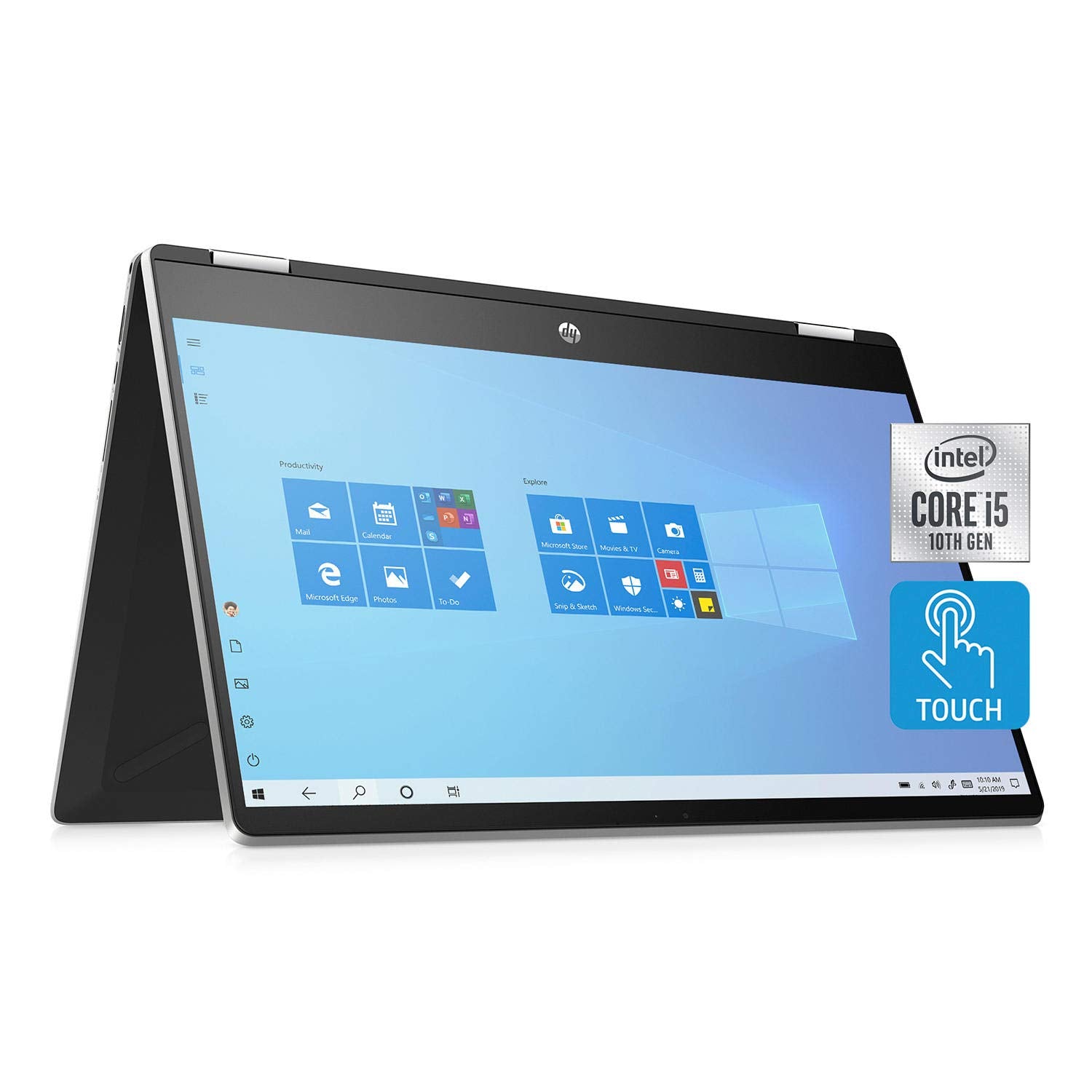 HP Pavilion 15.6' 2 in 1 Convertible HD Touchscreen Laptop Intel Core i5 10210U 8GB DDR4 512GB M.2 SSD Windows 10