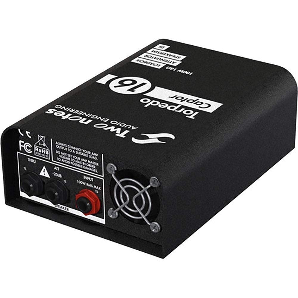 Two Notes Torpedo Captor Reactive Loadbox, Di And Attenuator   16 Ohm