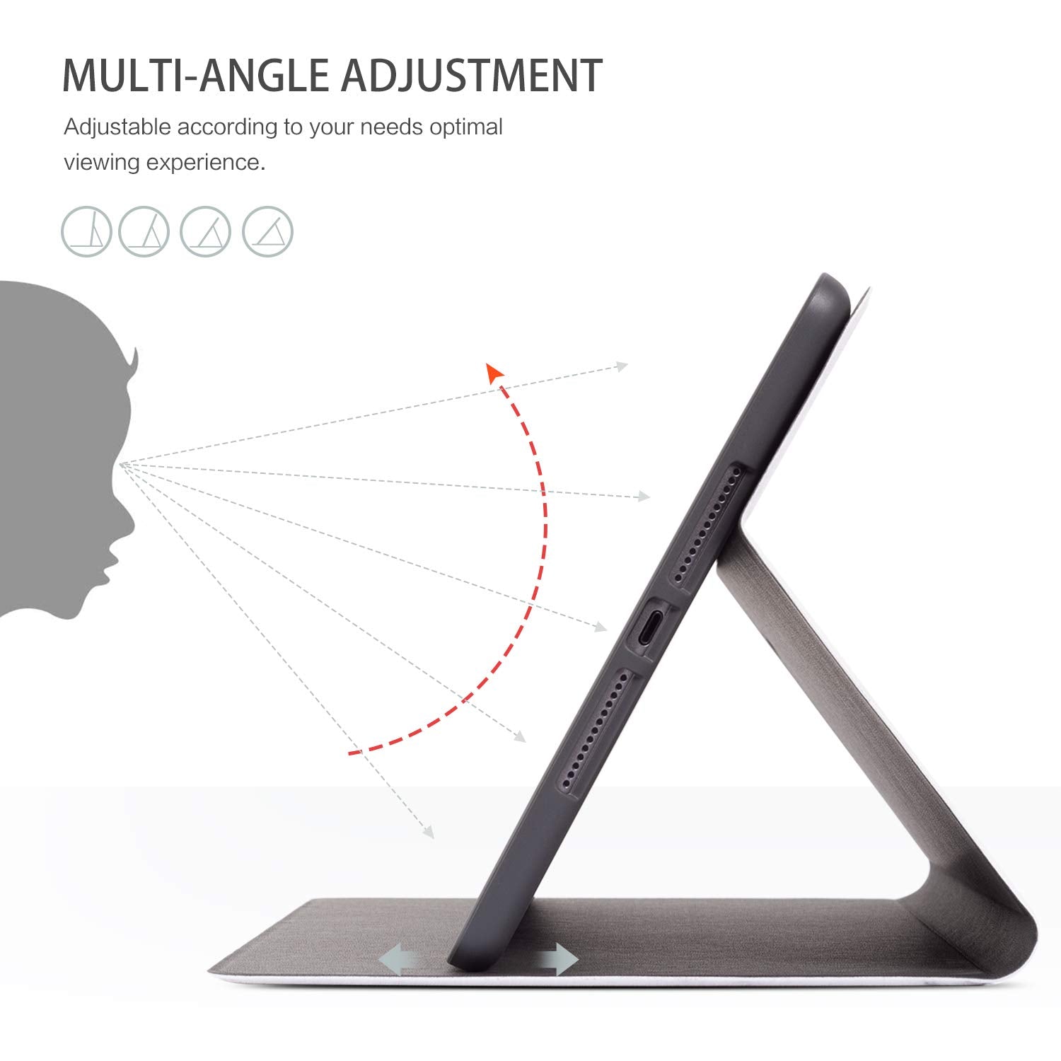 Ipad 9Th Generation Case, Ipad 8Th Generation Case, Ipad 7Th Generation Case, Ipad 10.2 Case Kid Boy Girl Women Men Multi Angle