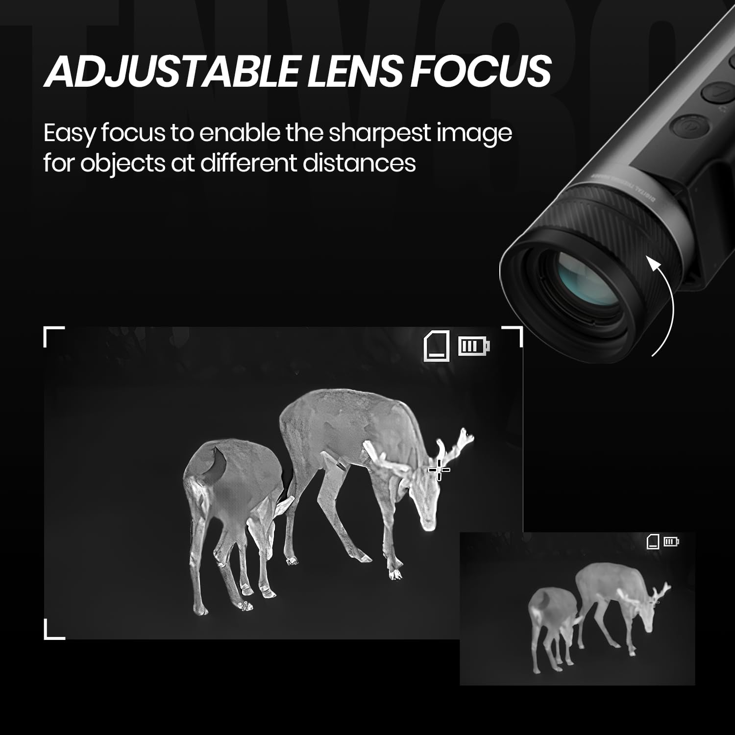 Mileseey Thermal Monocular T-Recon Tactical, 25Mm 384X288 (50 Hz) Tnv30 Thermal Imaging Monocular Night Vision For Hunting, Oled