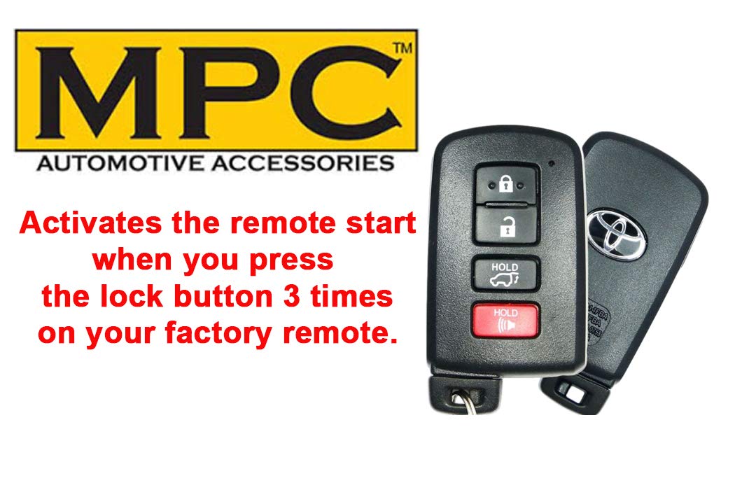 Mpc Remote Start Kit Toyota Rav4 2013 2014 2015 2016 2017 2018 || 100% Plug N Play || Push To Start Vehicles Only || Easy Instal